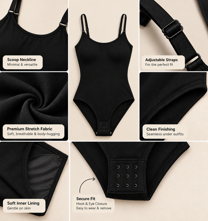 Everyday Sculpt Bodysuit – Tummy Control Shapewear V - Shape