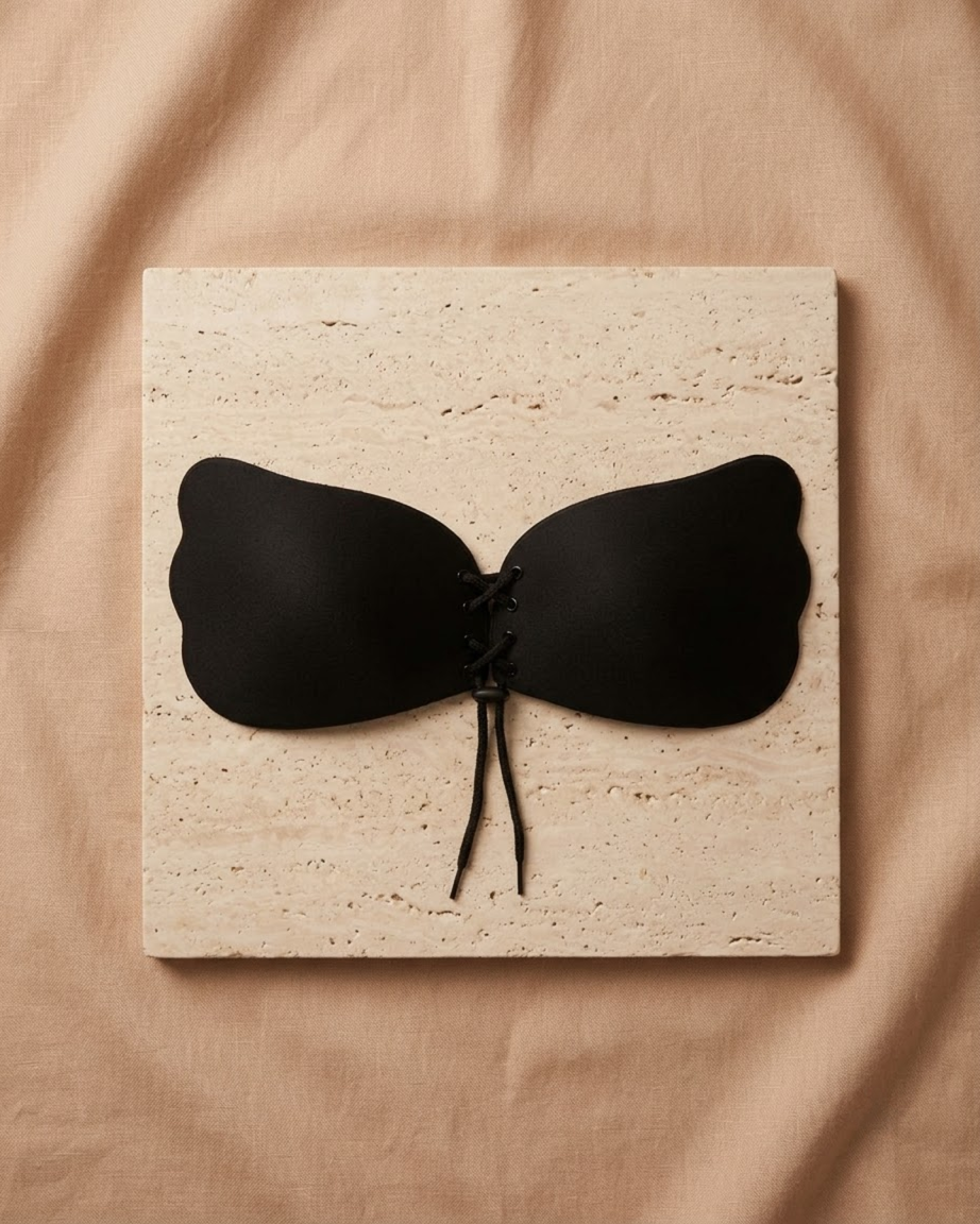 Lace-Up Lift Bra – Adjustable Front Closure