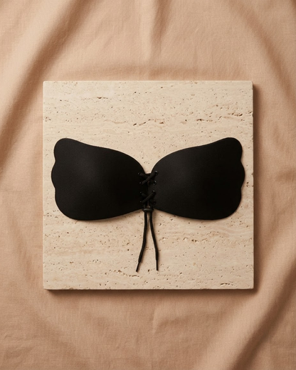 Lace-Up Lift Bra – Adjustable Front Closure