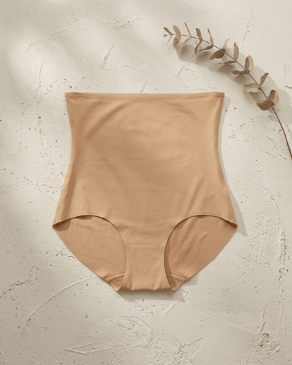 CreamFab High-Waist Tummy Control Shaping Panty – Beige