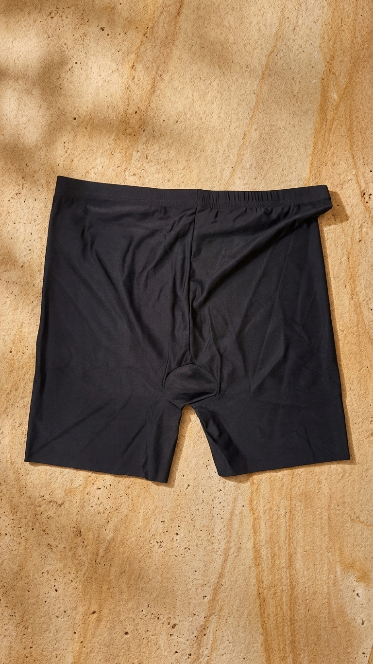 Seamless Anti-Chafing Cycling Shorts – Black